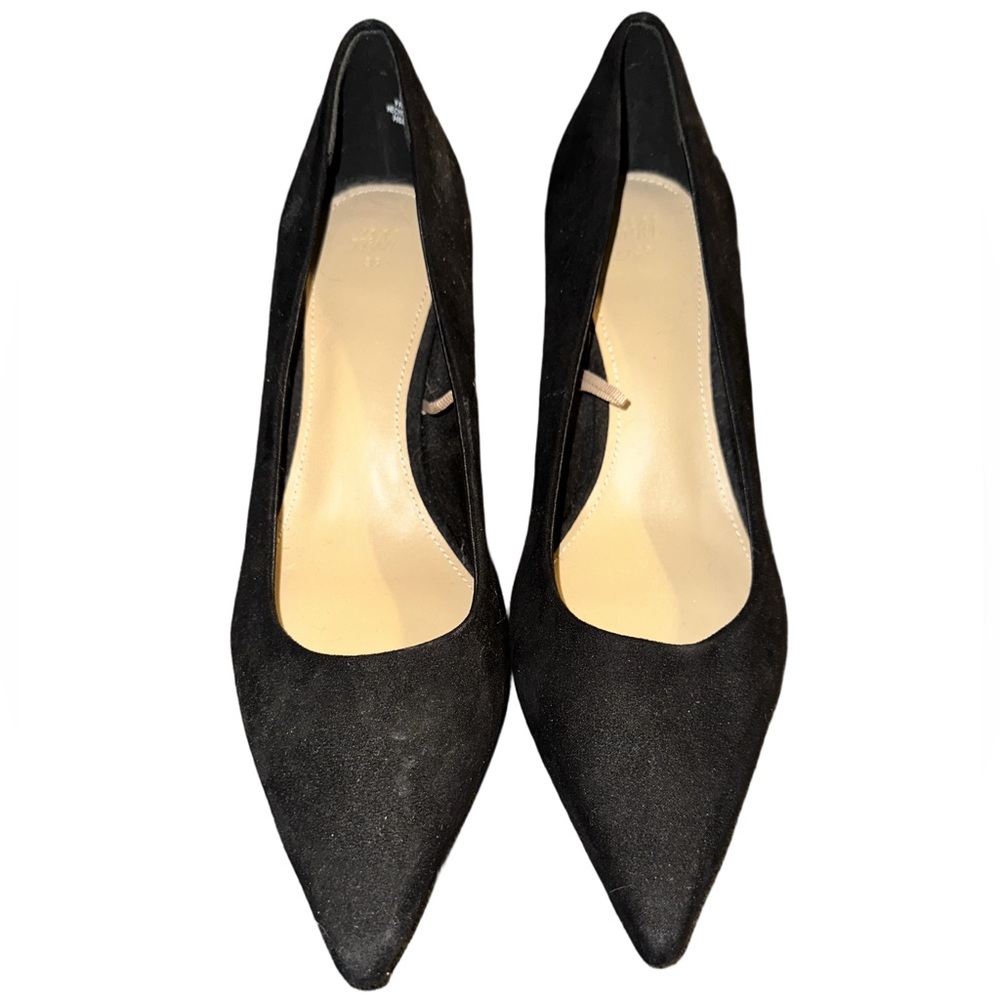H&M Black Pointed Toe Heels